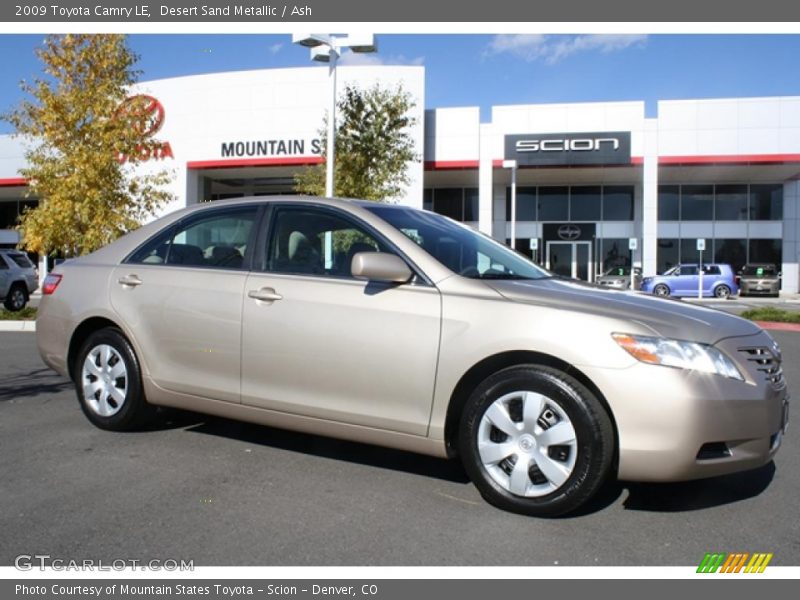 Desert Sand Metallic / Ash 2009 Toyota Camry LE