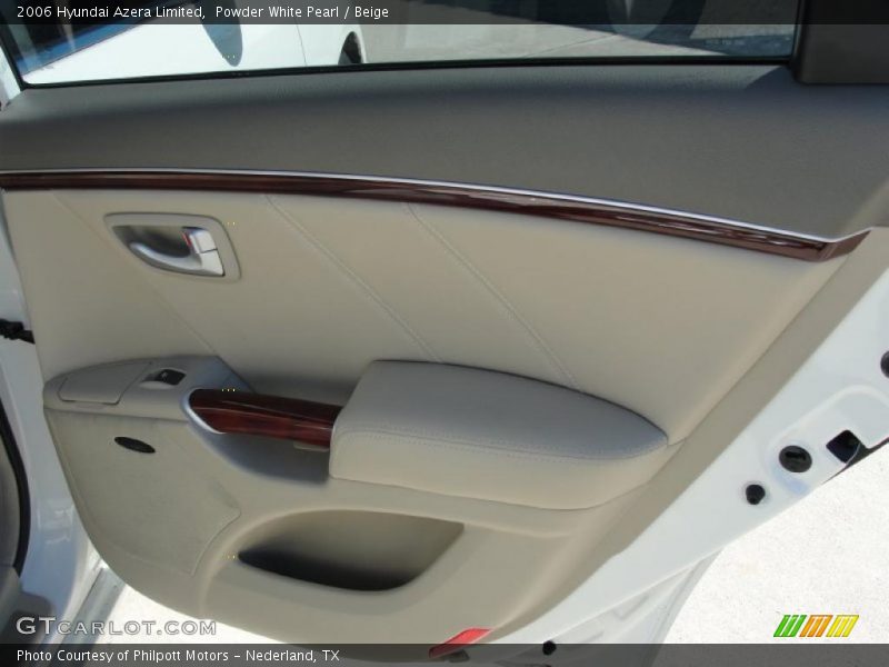 Powder White Pearl / Beige 2006 Hyundai Azera Limited