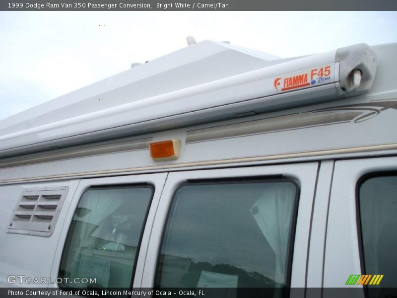 Bright White / Camel/Tan 1999 Dodge Ram Van 350 Passenger Conversion