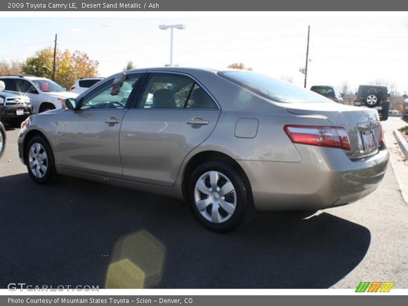 Desert Sand Metallic / Ash 2009 Toyota Camry LE