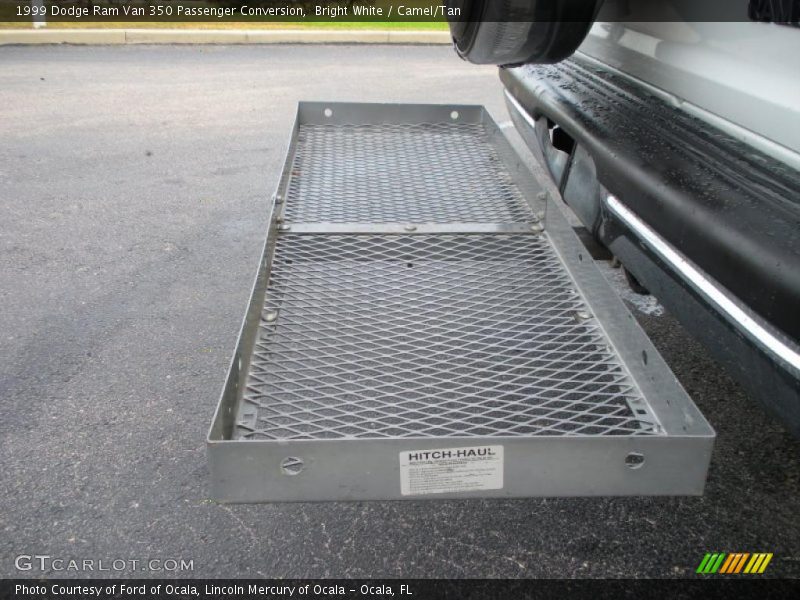 Bright White / Camel/Tan 1999 Dodge Ram Van 350 Passenger Conversion