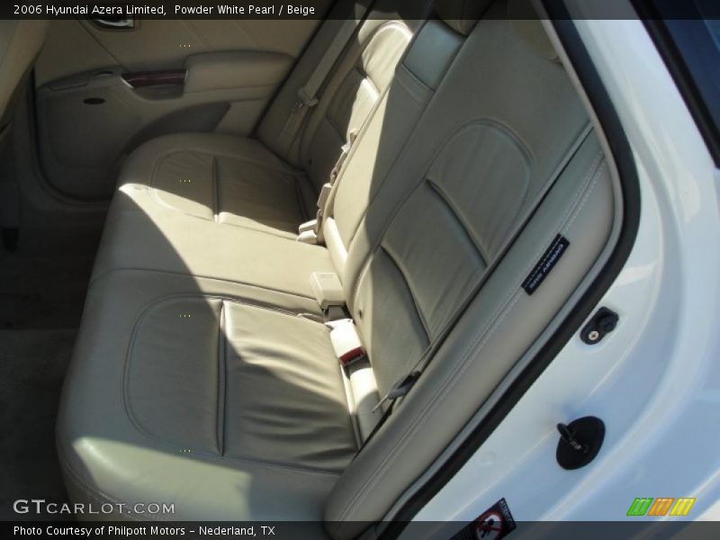 Powder White Pearl / Beige 2006 Hyundai Azera Limited