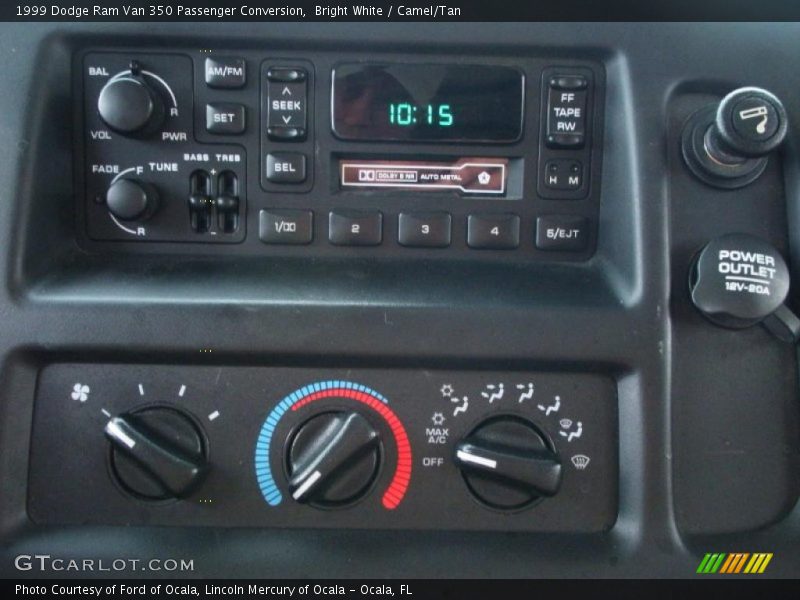 Controls of 1999 Ram Van 350 Passenger Conversion