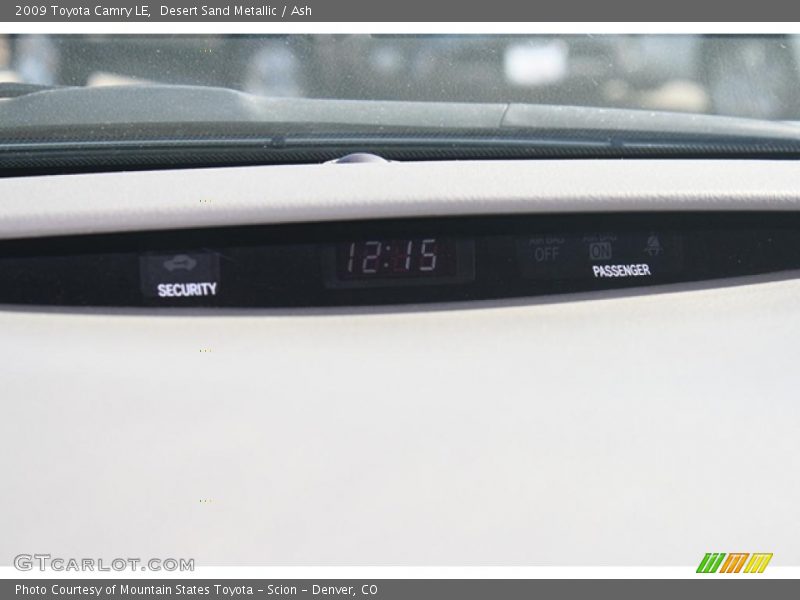 Desert Sand Metallic / Ash 2009 Toyota Camry LE