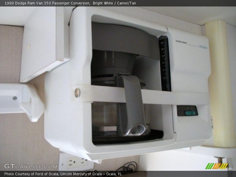 Bright White / Camel/Tan 1999 Dodge Ram Van 350 Passenger Conversion
