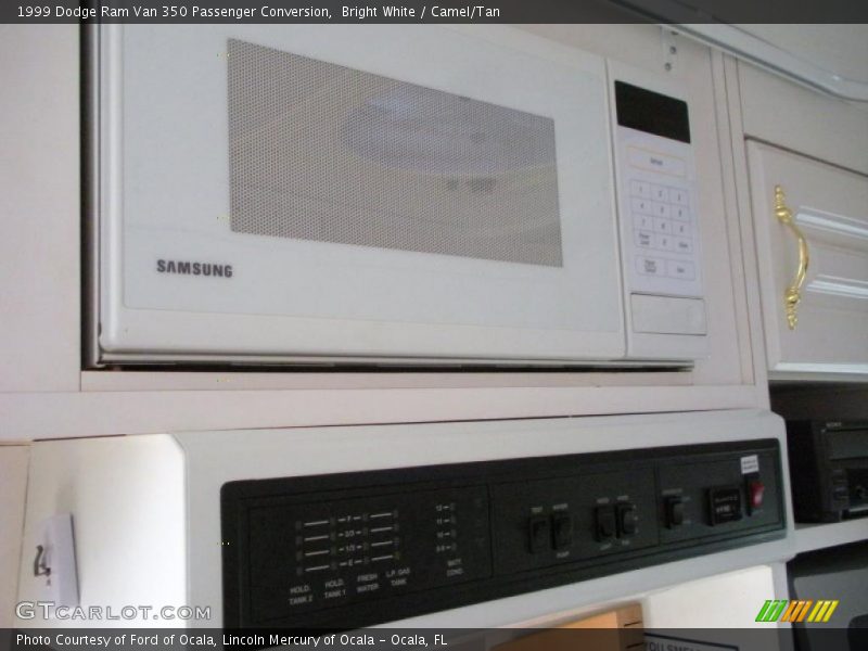 Bright White / Camel/Tan 1999 Dodge Ram Van 350 Passenger Conversion