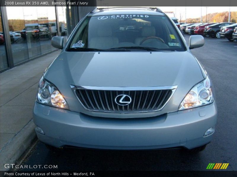 Bamboo Pearl / Ivory 2008 Lexus RX 350 AWD
