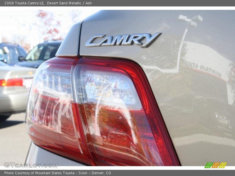 Desert Sand Metallic / Ash 2009 Toyota Camry LE