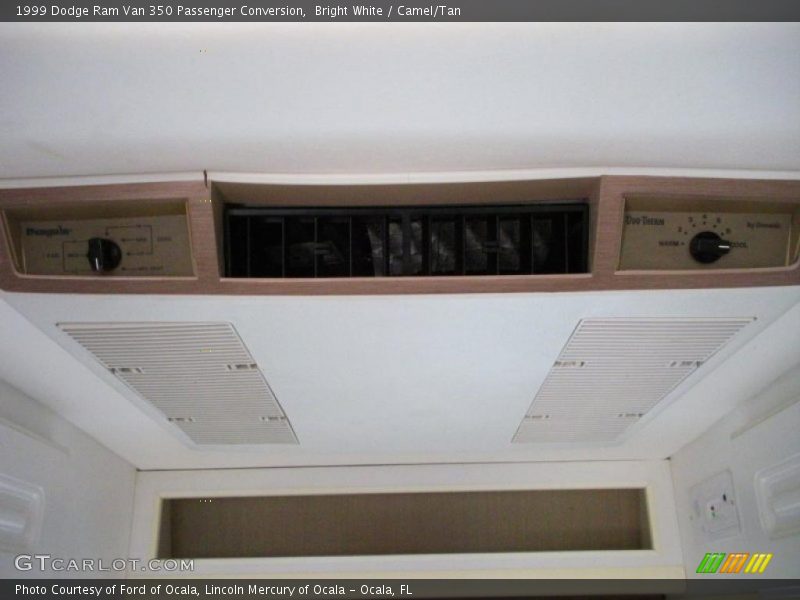 Bright White / Camel/Tan 1999 Dodge Ram Van 350 Passenger Conversion