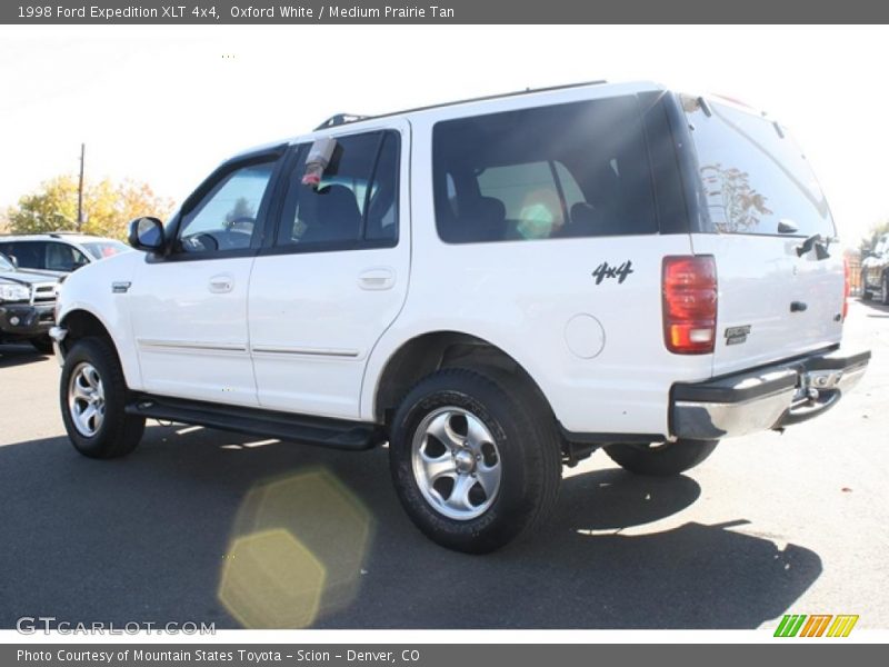 Oxford White / Medium Prairie Tan 1998 Ford Expedition XLT 4x4