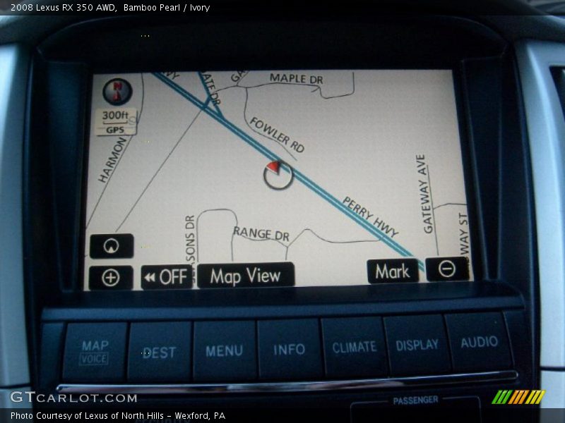 Bamboo Pearl / Ivory 2008 Lexus RX 350 AWD