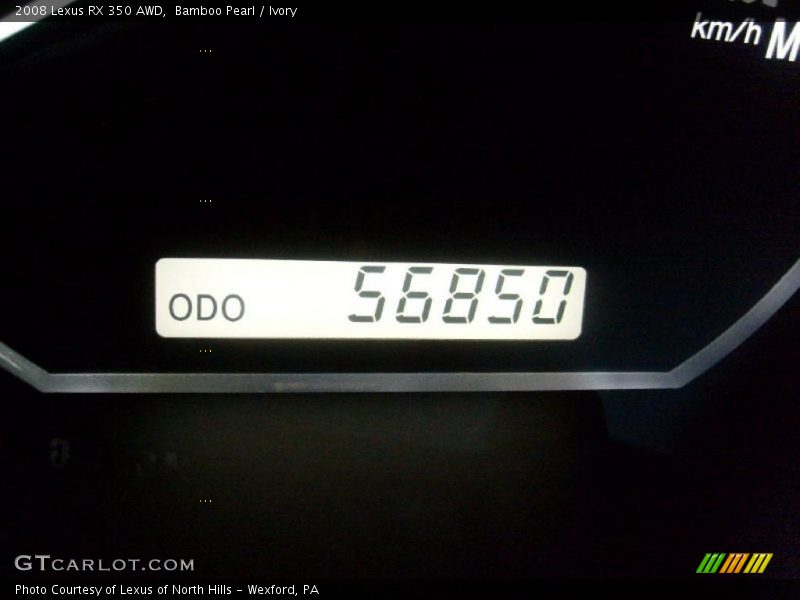 Bamboo Pearl / Ivory 2008 Lexus RX 350 AWD