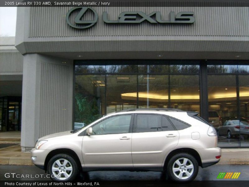 Savannah Beige Metallic / Ivory 2005 Lexus RX 330 AWD