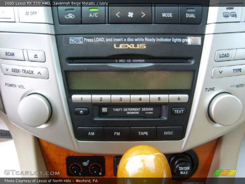 Savannah Beige Metallic / Ivory 2005 Lexus RX 330 AWD