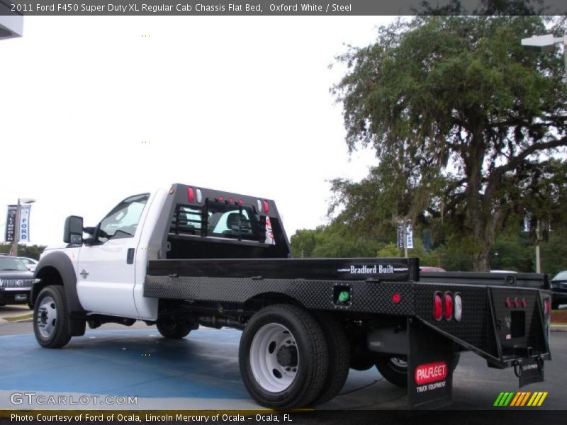 Oxford White / Steel 2011 Ford F450 Super Duty XL Regular Cab Chassis Flat Bed