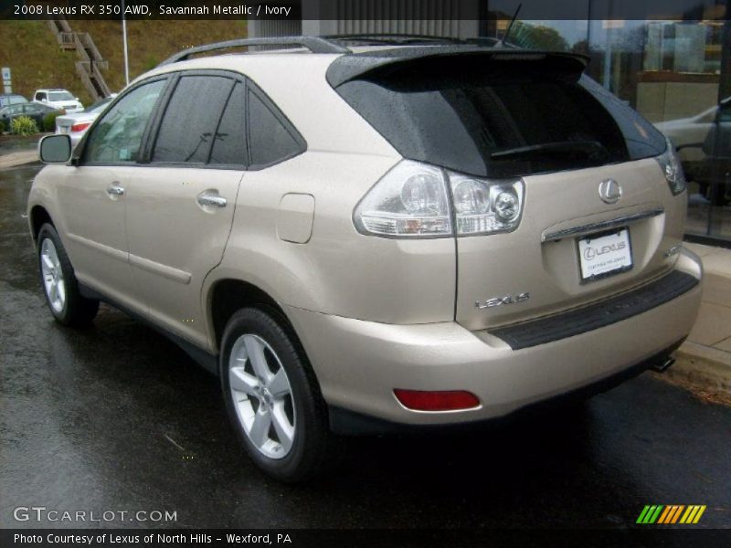 Savannah Metallic / Ivory 2008 Lexus RX 350 AWD