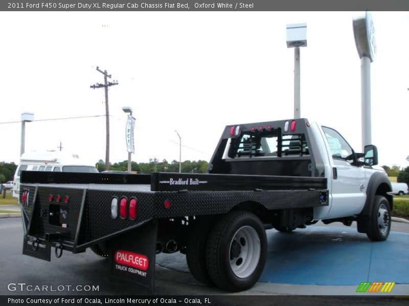 Oxford White / Steel 2011 Ford F450 Super Duty XL Regular Cab Chassis Flat Bed