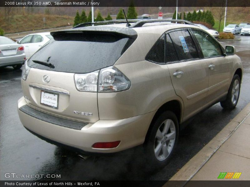 Savannah Metallic / Ivory 2008 Lexus RX 350 AWD