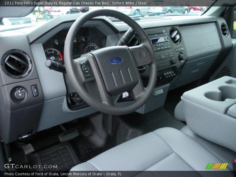 Dashboard of 2011 F450 Super Duty XL Regular Cab Chassis Flat Bed