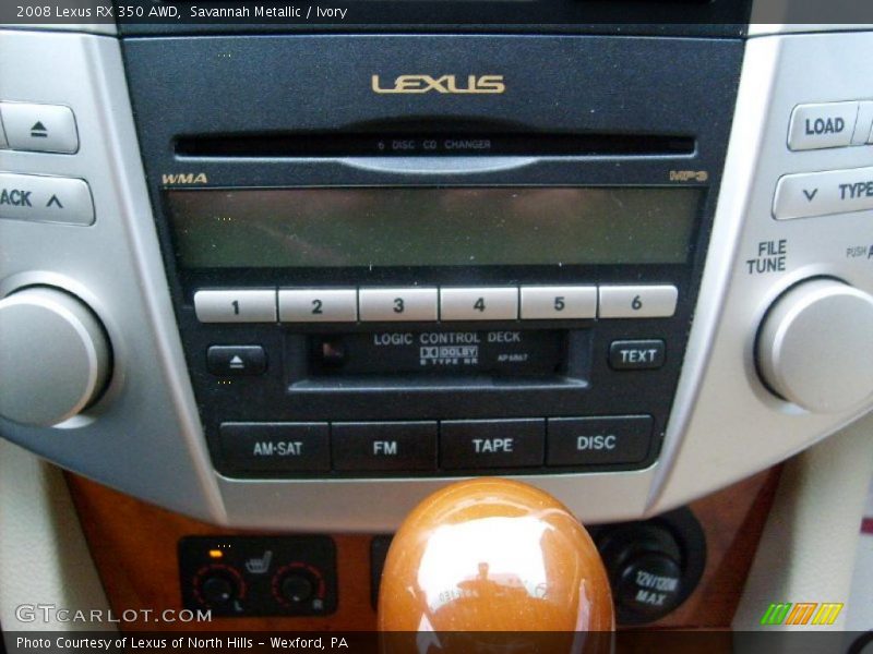 Savannah Metallic / Ivory 2008 Lexus RX 350 AWD