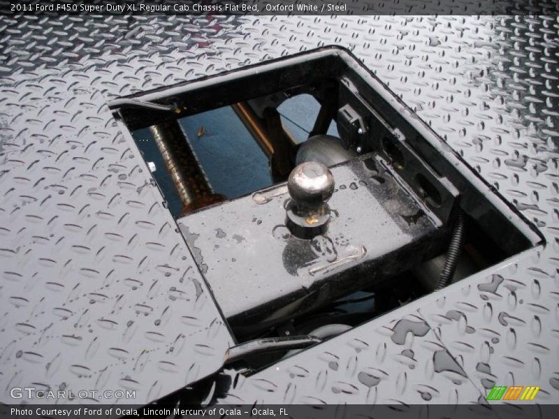 Oxford White / Steel 2011 Ford F450 Super Duty XL Regular Cab Chassis Flat Bed