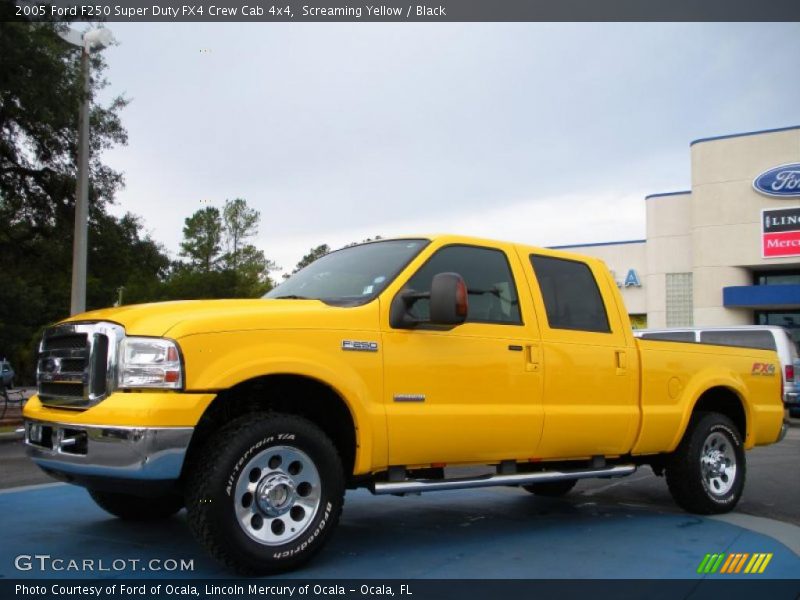  2005 F250 Super Duty FX4 Crew Cab 4x4 Screaming Yellow