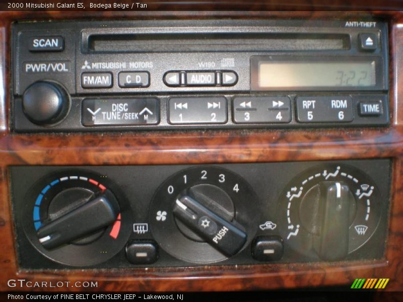 Controls of 2000 Galant ES