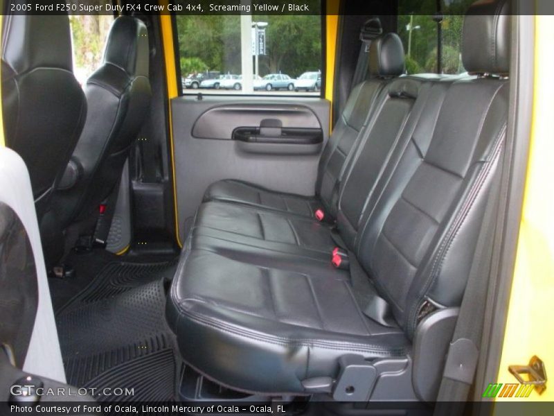 Screaming Yellow / Black 2005 Ford F250 Super Duty FX4 Crew Cab 4x4