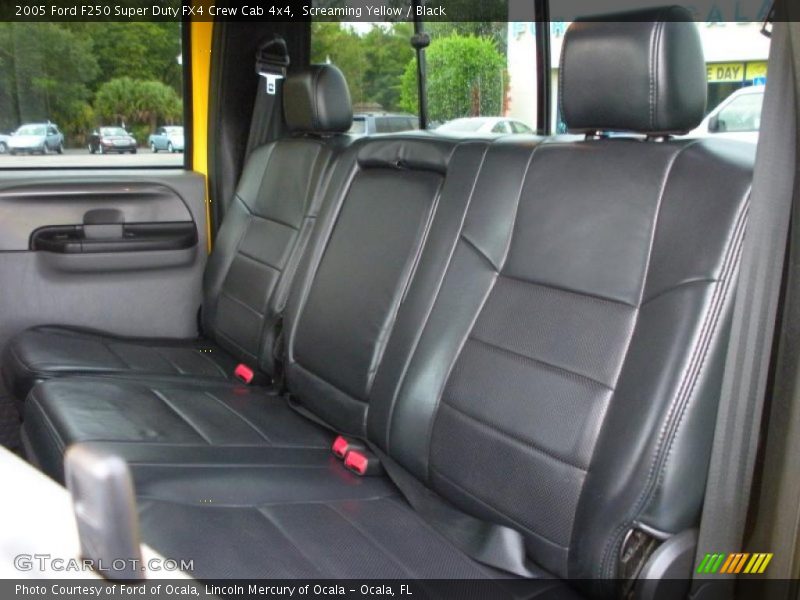 Screaming Yellow / Black 2005 Ford F250 Super Duty FX4 Crew Cab 4x4