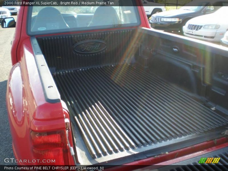 Bright Red / Medium Prairie Tan 2000 Ford Ranger XL SuperCab