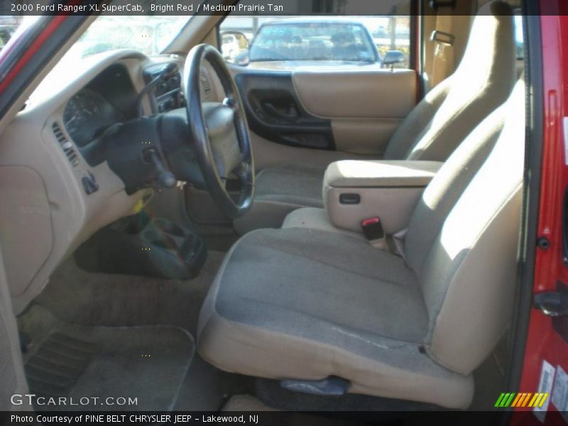  2000 Ranger XL SuperCab Medium Prairie Tan Interior