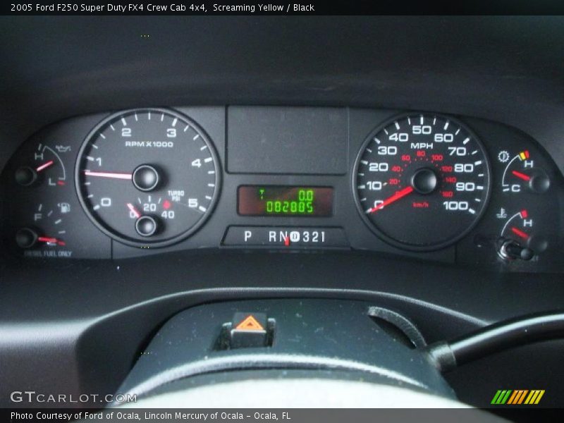  2005 F250 Super Duty FX4 Crew Cab 4x4 FX4 Crew Cab 4x4 Gauges