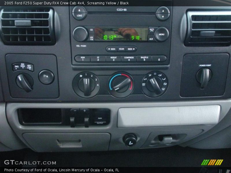 Screaming Yellow / Black 2005 Ford F250 Super Duty FX4 Crew Cab 4x4