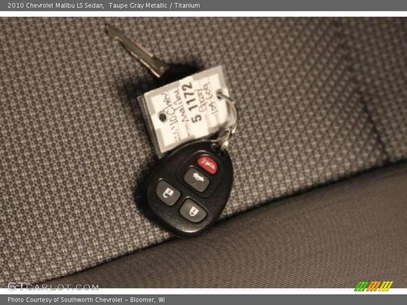 Taupe Gray Metallic / Titanium 2010 Chevrolet Malibu LS Sedan