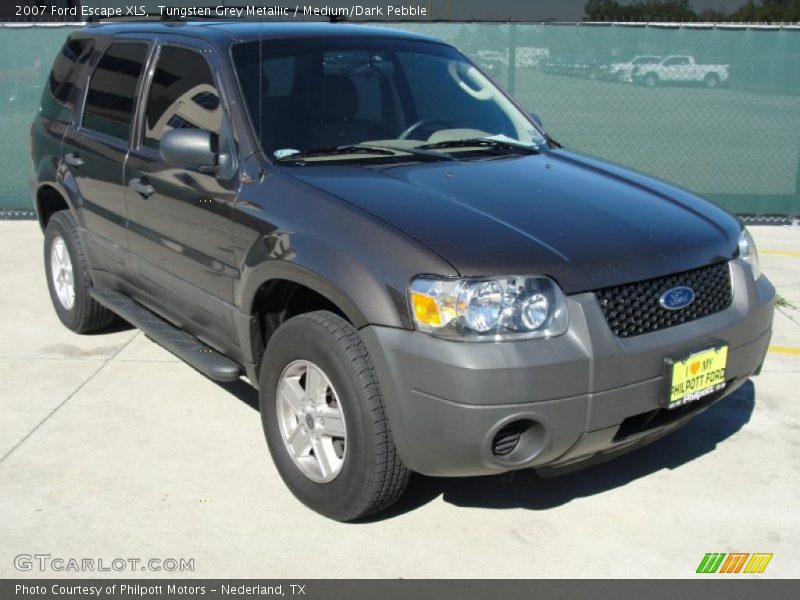 Tungsten Grey Metallic / Medium/Dark Pebble 2007 Ford Escape XLS