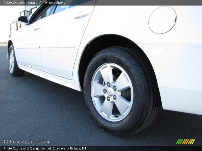 White / Ebony 2009 Chevrolet Impala LT