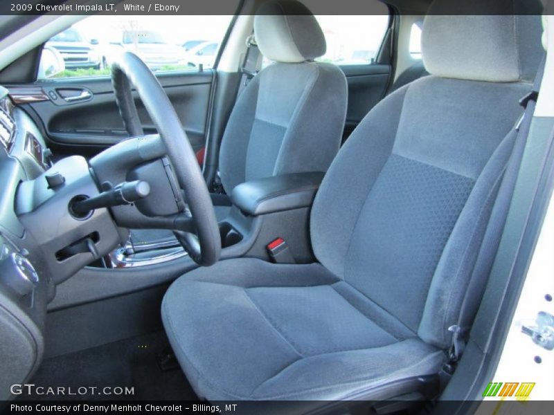 White / Ebony 2009 Chevrolet Impala LT