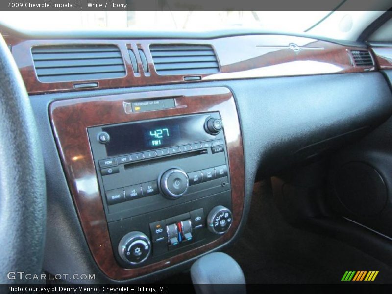 White / Ebony 2009 Chevrolet Impala LT