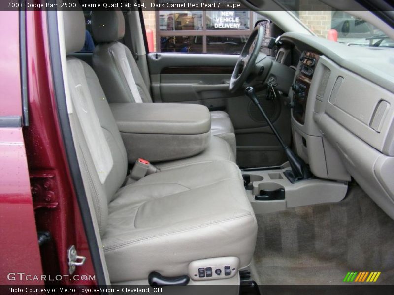  2003 Ram 2500 Laramie Quad Cab 4x4 Taupe Interior