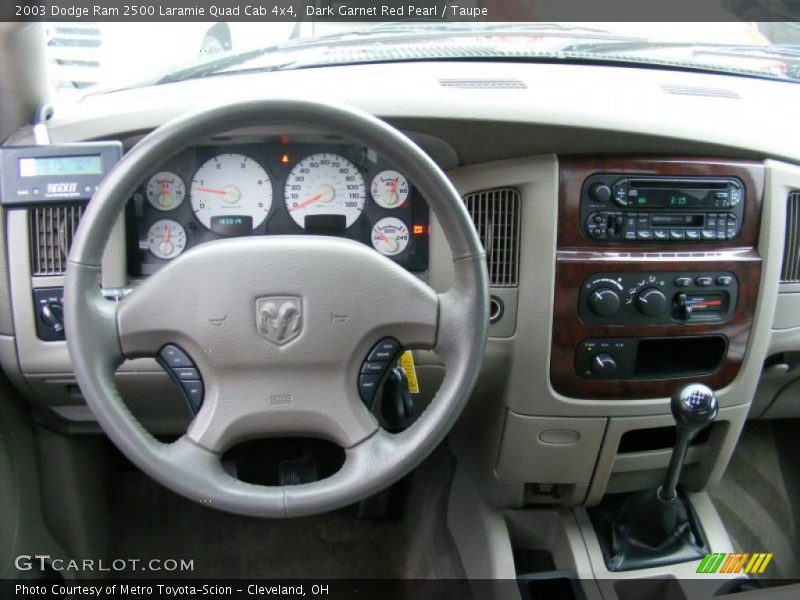 Dashboard of 2003 Ram 2500 Laramie Quad Cab 4x4