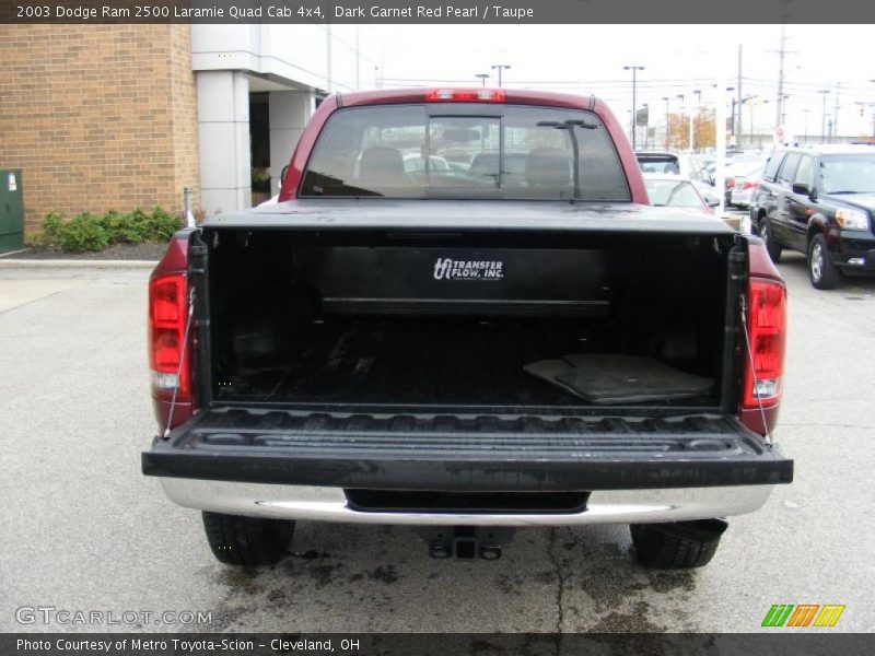 Dark Garnet Red Pearl / Taupe 2003 Dodge Ram 2500 Laramie Quad Cab 4x4