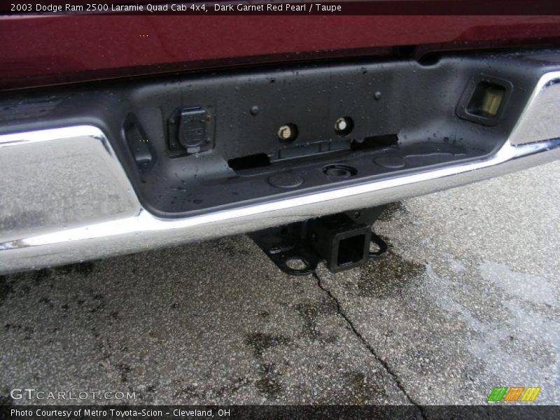 Dark Garnet Red Pearl / Taupe 2003 Dodge Ram 2500 Laramie Quad Cab 4x4