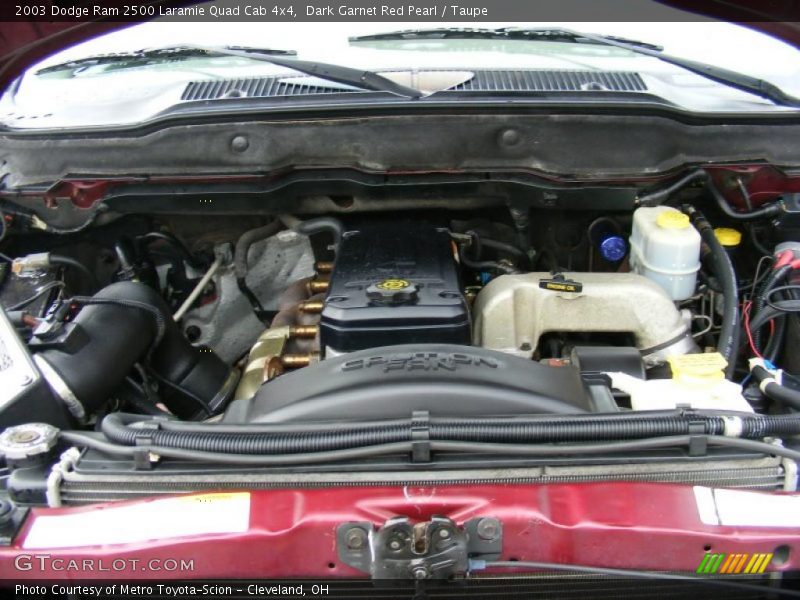  2003 Ram 2500 Laramie Quad Cab 4x4 Engine - 5.9 Liter OHV 24-Valve Cummins Turbo Diesel Inline 6 Cylinder