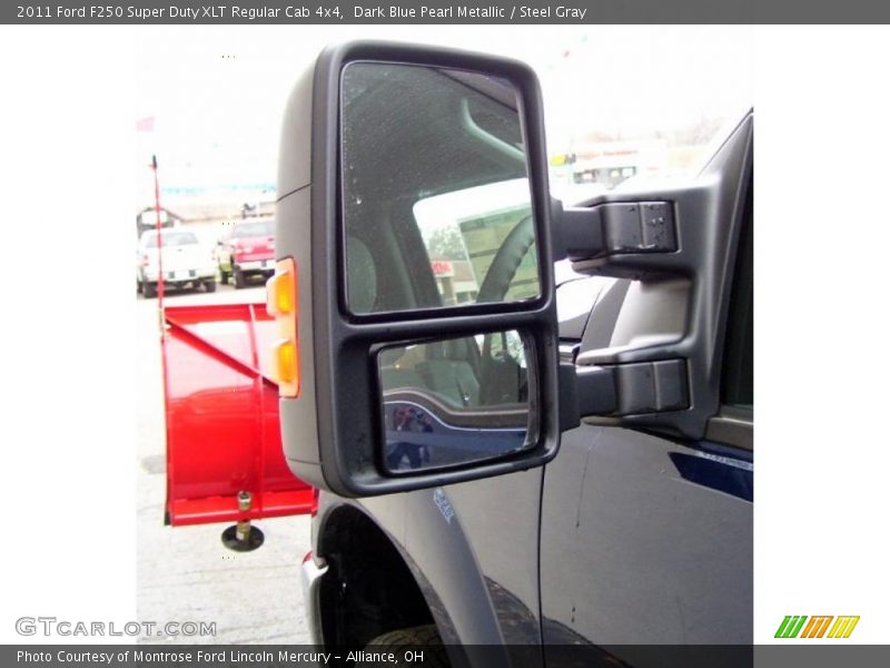 Dark Blue Pearl Metallic / Steel Gray 2011 Ford F250 Super Duty XLT Regular Cab 4x4
