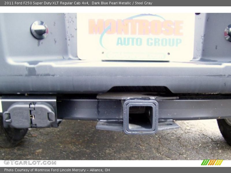 Dark Blue Pearl Metallic / Steel Gray 2011 Ford F250 Super Duty XLT Regular Cab 4x4