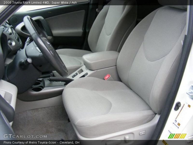 Super White / Ash 2008 Toyota RAV4 Limited 4WD