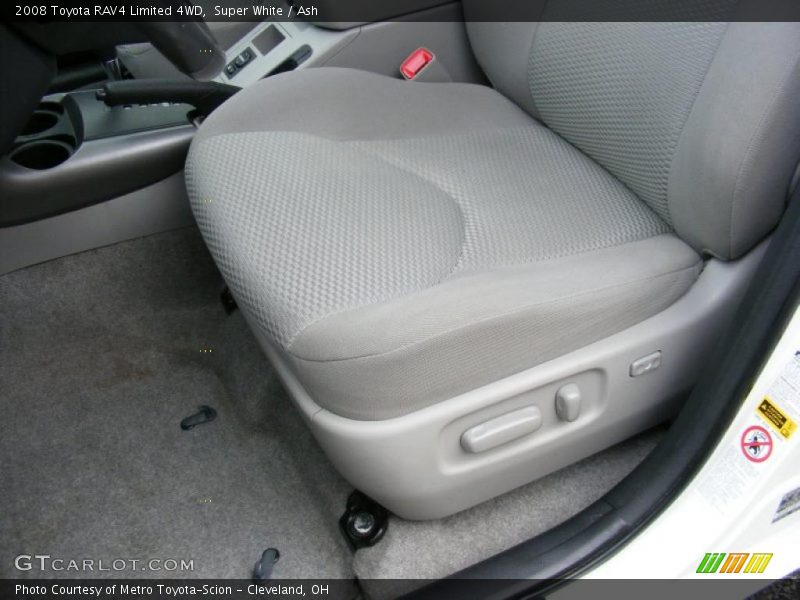 Super White / Ash 2008 Toyota RAV4 Limited 4WD