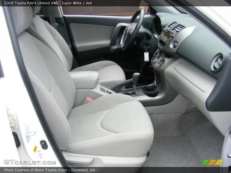Super White / Ash 2008 Toyota RAV4 Limited 4WD