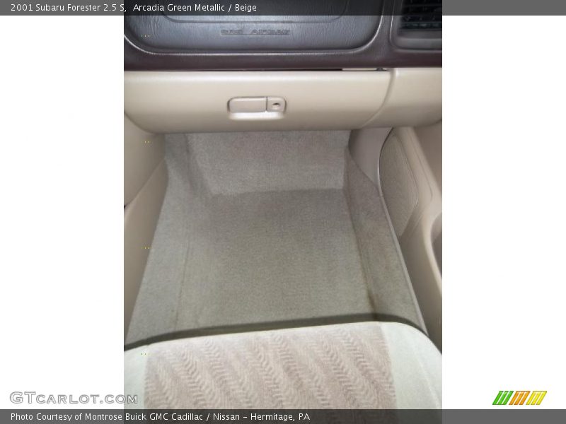 Arcadia Green Metallic / Beige 2001 Subaru Forester 2.5 S