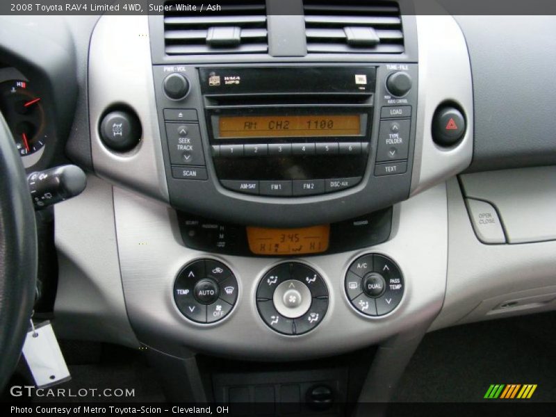 Super White / Ash 2008 Toyota RAV4 Limited 4WD